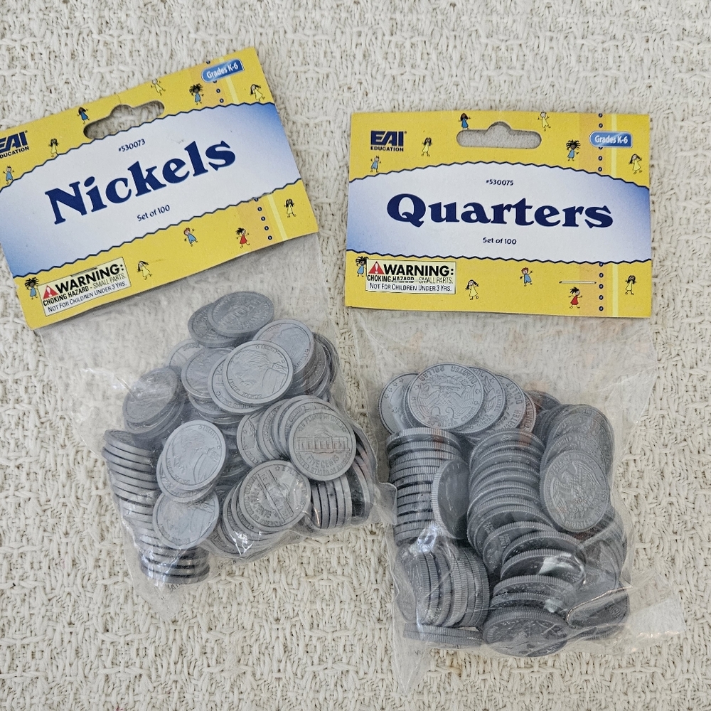 Coins Learning Classroom Educational Manuplitives *